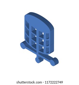 Storage isometric left top view 3D icon
