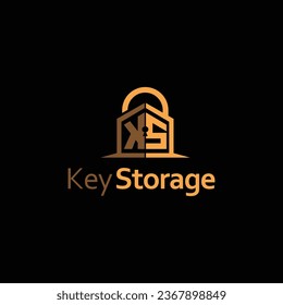 the storage logo icon template 