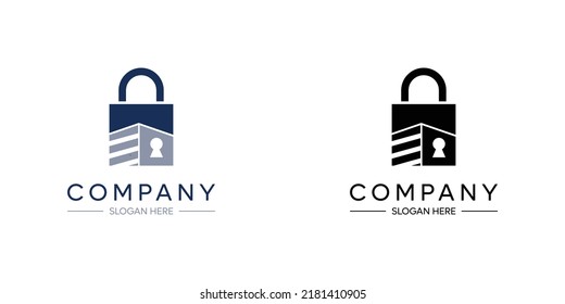 storage logo new flat style trendy stylist simple