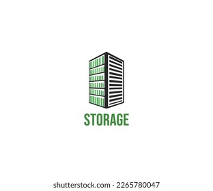 storage logo vector logo templet.