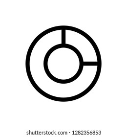 storage outline icon vector