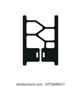Storage rack icon vector design templates simple and modern