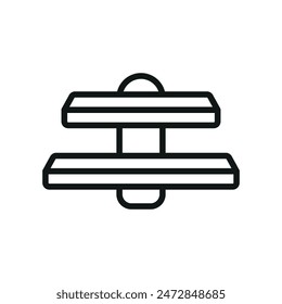 Storage rack icon vector design templates simple and modern