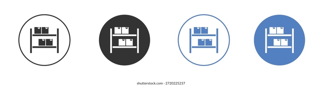 Ícone de rack de armazenamento para web design. pixel ícones planos perfeitos