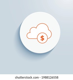 Storage savings icon vector design