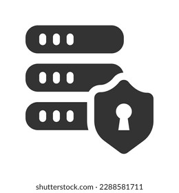 Storage security icon, Vector Graphics