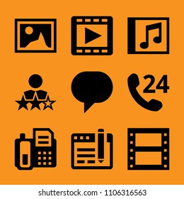 storage, set, business, web, entertainment and bubble icon vector set. Flat vector design with filled icons. Designed for web and software interfaces