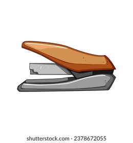 Lagerstapler-Cartoon. Anlagenbau, Vertriebsfabrik, Lieferschmiedeklammer-Schild. einzelne Vektorgrafik-Vektorgrafik
