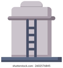 Storage Tank Icon Element For Design And Vector