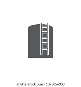 storage tank vector icon concept, isolated on white background