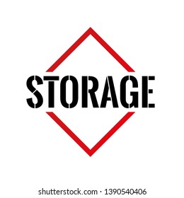 Storage Triangle or pyramid line art vector icon