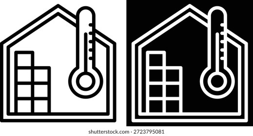 Versión de almacenamiento de dos tonos en fondo blanco y negro