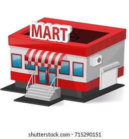 store 3d illustration