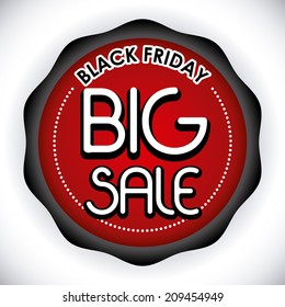store ad over gray  background vector illustration