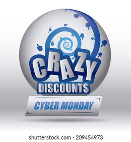 store ad over gray background vector illustration