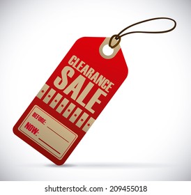 store ad over gray background vector illustration