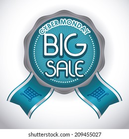 store ad over white background vector illustration