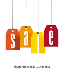 store ad over white background vector illustration