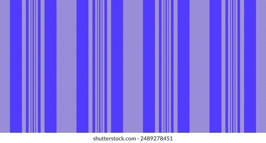 Store background vertical vector, multicolored stripe fabric lines. Best texture textile seamless pattern in indigo and sterling silver colors palette.