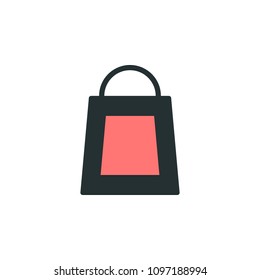 store bag icon. Element of web icon with one color for mobile concept and web apps. Isolated store bag icon can be used for web and mobile on white background