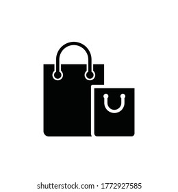 símbolo vectorial del icono de la bolsa de almacenamiento