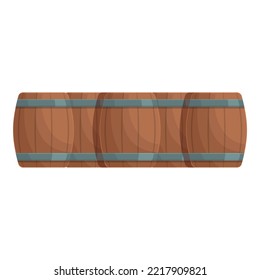 Store barrel icon cartoon vector. Wine cellar. Drink bar