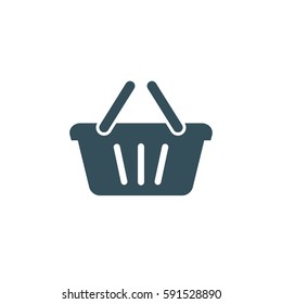 Store basket vector icon