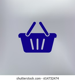 Store basket vector icon