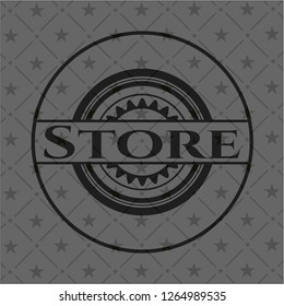 Store black emblem. Vintage.