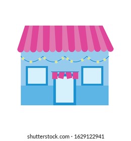 store building facade isolated icon vector illustration design