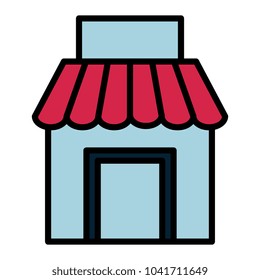 store building front icon