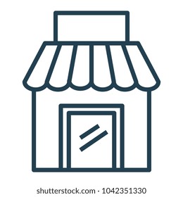 store building front icon
