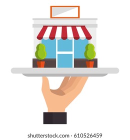store building front icon