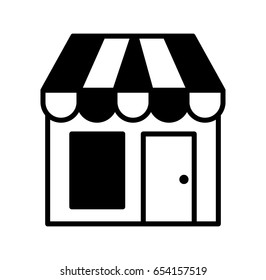 store building front icon