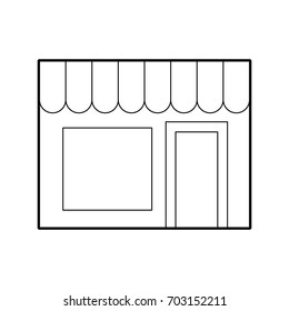 store building front icon