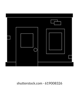 store building front isolated icon