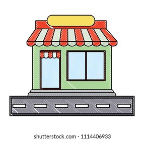 Store building icon