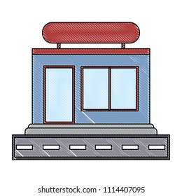 Store building icon