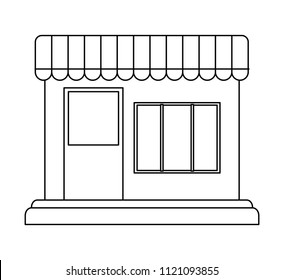 Store Building Icon Stock Vector (Royalty Free) 1121093855 | Shutterstock