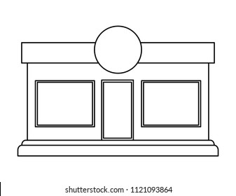 Store building icon