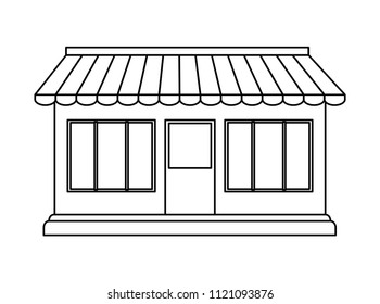 Store building icon