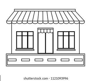 Store building icon