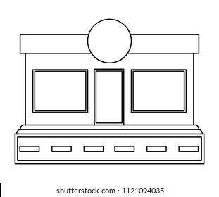 Store building icon