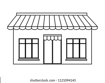 Store building icon