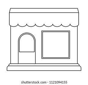 Store building icon