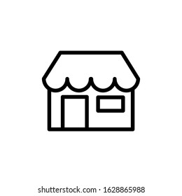 store building icon design vector template