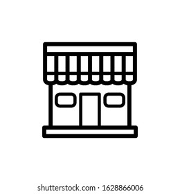 store building icon design vector template