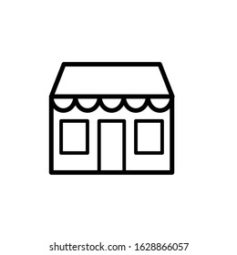 store building icon design vector template