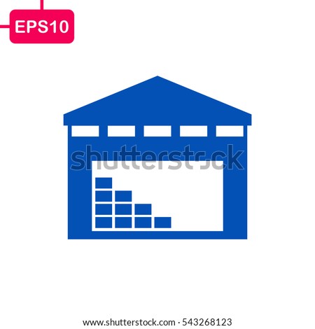 Store building Icon, Vector