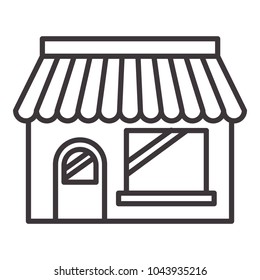 store building isolated icon